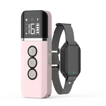 Electric Shock & Anti-Bark Collar for Dogs - Rechargeable, Waterproof, Adjustable Shock & Vibration, 1640ft Range, Dual-Channel Remote