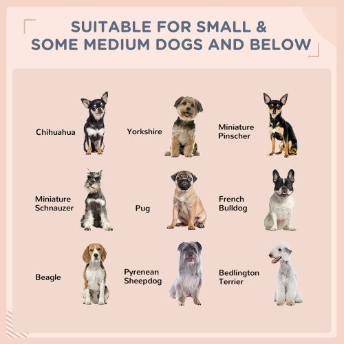 PawHut Wicker Dog House Outdoor With Canopy, Rattan Dog Bed With Water-resistant Cushion, For Small And Medium Dogs, Dark Blue